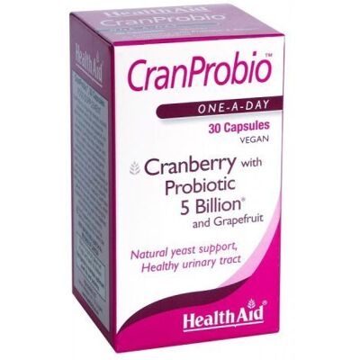 HealthAid Cranprobio Probiotisches Nahrungsergänzungsmittel 30 Kapseln HealthAid Cranprobio Probiotisches Nahrungsergänzungsmittel 30 Kapseln