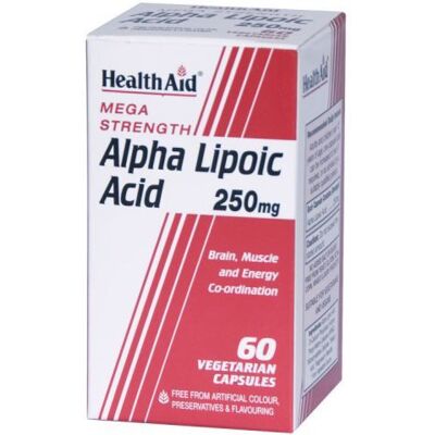 HealthAid Alpha-Liponsäure 60 Kapseln HealthAid Alpha-Liponsäure 60 Kapseln