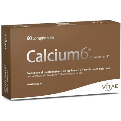 Vitae Calcium6 Nahrungsergänzungsmittel 60 Tabletten Vitae Calcium6 Nahrungsergänzungsmittel 60 Tabletten