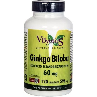 Vbyotics Ginkgo Biloba 60 mg 120 Kapseln Vbyotics Ginkgo Biloba 60 mg 120 Kapseln