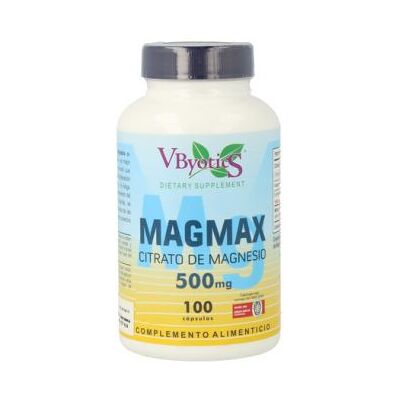 Vbyotics Magmax Magnesiumcitrat 500 mg 100 Kapseln Vbyotics Magmax Magnesiumcitrat 500 mg 100 Kapseln