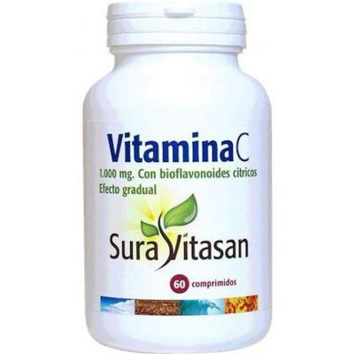Sura Vitasan Vitamin C 1000 mg, schrittweise Wirkung, 60 Tabletten Sura Vitasan Vitamin C 1000 mg, schrittweise Wirkung, 60 Tabletten