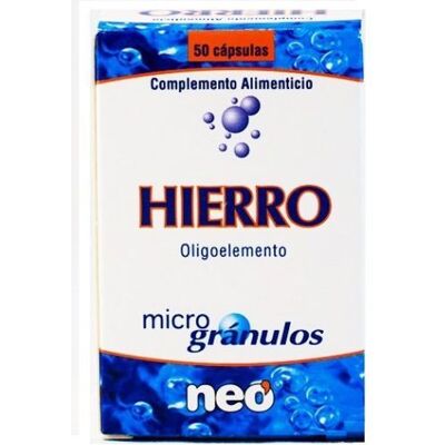 Neovital Health Eisen-Mikrogranulat 50 Kapseln Neovital Health Eisen-Mikrogranulat 50 Kapseln