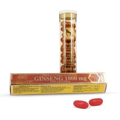 Marnys Ginseng mit Lecithin 30 Kapseln x 1000 mg Marnys Ginseng mit Lecithin 30 Kapseln x 1000 mg