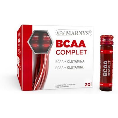 Marnys BCAA Complet + Glutamin 20 Fläschchen Marnys BCAA Complet + Glutamin 20 Fläschchen