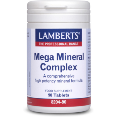 Lamberts Aminochelierter Mega-Mineral-Komplex 90 Tabletten Lamberts Aminochelierter Mega-Mineral-Komplex 90 Tabletten