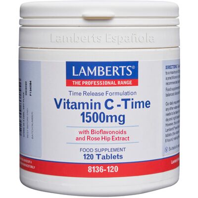 Lamberts Vitamin C 1500 mg Retard mit Bioflavonoiden und Hagebutten Lamberts Vitamin C 1500 mg Retard mit Bioflavonoiden und Hagebutten