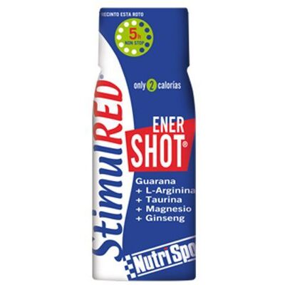 Nutrisport Stimulierender roter Enershot Box mit 20 Einheiten von 60 Nutrisport Stimulierender roter Enershot Box mit 20 Einheiten von 60