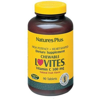 NaturesPlus Lovites 500mg. (Kirsch-Geschmack) 90 Comp. Kautabletten NaturesPlus Lovites 500mg. (Kirsch-Geschmack) 90 Comp. Kautabletten
