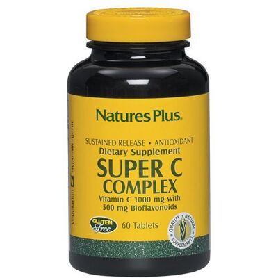 NaturesPlus Super C Komplex - Langzeit-Vitamin C Ergänzung NaturesPlus Super C Komplex - Langzeit-Vitamin C Ergänzung