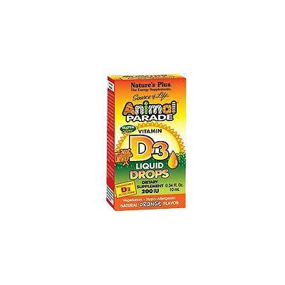 NaturesPlus Animal Parade Vitamin D3 Tropfen - Vitamin D3 Flüssigkeit NaturesPlus Animal Parade Vitamin D3 Tropfen - Vitamin D3 Flüssigkeit
