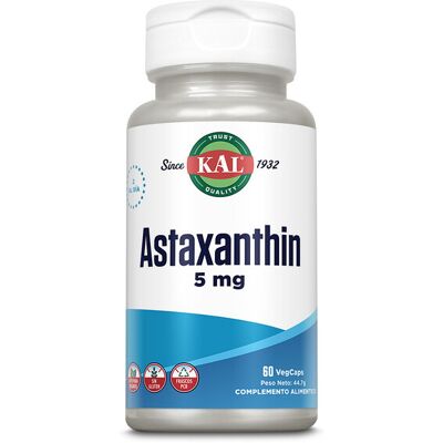 Kal Astaxanthin 5 mg 60 pflanzliche Kapseln Kal Astaxanthin 5 mg 60 pflanzliche Kapseln