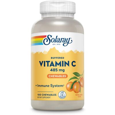 Solaray Vitamin C 500, Orangengeschmack, 100 Kautabletten Solaray Vitamin C 500, Orangengeschmack, 100 Kautabletten