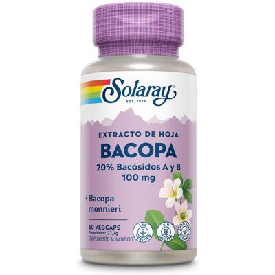 Solaray Bacopa 100 mg 60 pflanzliche Kapseln Solaray Bacopa 100 mg 60 pflanzliche Kapseln