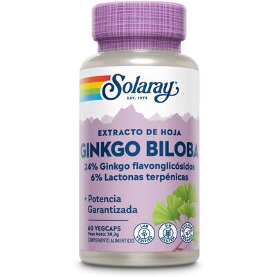Solaray Ginkgo Biloba 60 mg 60 Kapseln Solaray Ginkgo Biloba 60 mg 60 Kapseln