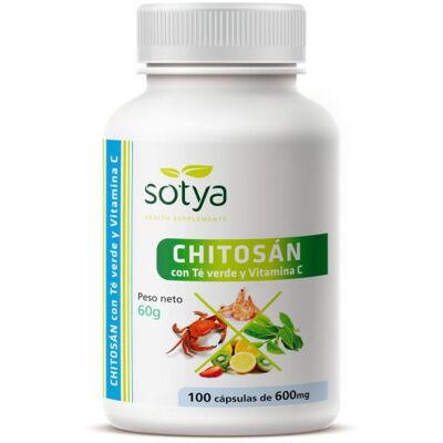 Sotya Chitosan Grüner Tee und Vitamin C 100 Kapseln Sotya Chitosan Grüner Tee und Vitamin C 100 Kapseln