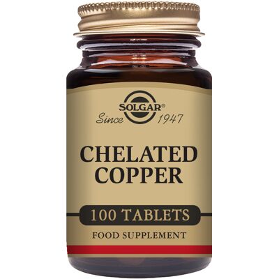 Solgar Chelatisiertes Kupfer 100 Tabletten Solgar Chelatisiertes Kupfer 100 Tabletten