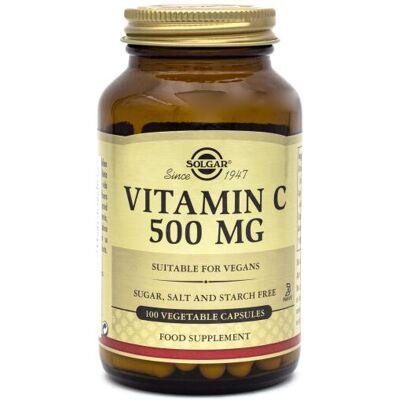 Solgar Vitamin C 500 mg 100 pflanzliche Kapseln Solgar Vitamin C 500 mg 100 pflanzliche Kapseln