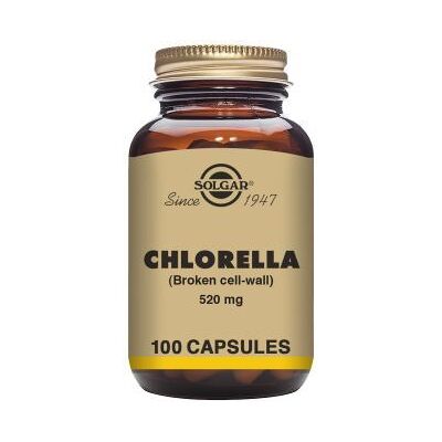 Solgar Chlorella Zellwandfreie Veggie-Kapseln - Gemüse Solgar Chlorella Zellwandfreie Veggie-Kapseln - Gemüse