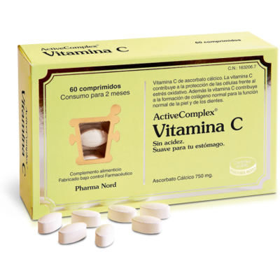 Pharma Nord ActiveComplex Vitamin C Calciumascorbat 60 Tabletten. Pharma Nord ActiveComplex Vitamin C Calciumascorbat 60 Tabletten.