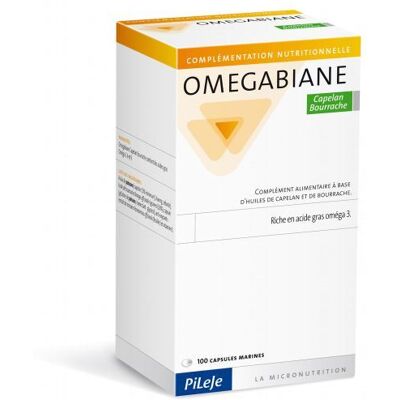 Pileje Omegabiane Lodde Bourrache 100 Kapseln Pileje Omegabiane Lodde Bourrache 100 Kapseln