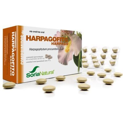 Soria Natural Harpagophito 60 Tabletten 600 mg Soria Natural Harpagophito 60 Tabletten 600 mg