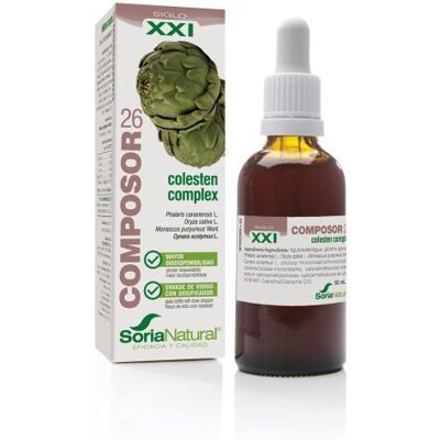 Soria Natural Composor 26 Colesten-Komplex 21. Jahrhundert 50 ml Soria Natural Composor 26 Colesten-Komplex 21. Jahrhundert 50 ml