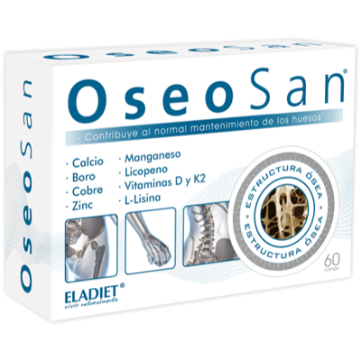 Eladiet Osseosan - Calcium Knochenstütze - 60 Tabletten Eladiet Osseosan - Calcium Knochenstütze - 60 Tabletten