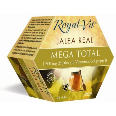 Dietisa Royal Vit Mega Total 1500 mg 20 Fläschchen Dietisa Royal Vit Mega Total 1500 mg 20 Fläschchen