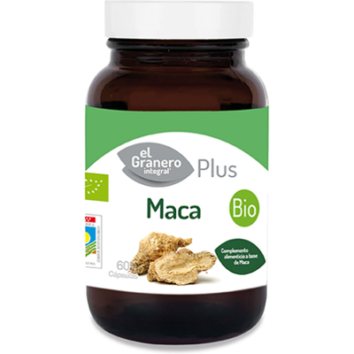 El Granero Integral Maca Bio - Nahrungsergänzung - 60 Kapseln - Unterstützt Energie & Vitalität El Granero Integral Maca Bio - Nahrungsergänzung - 60 Kapseln - Unterstützt Energie & Vitalität