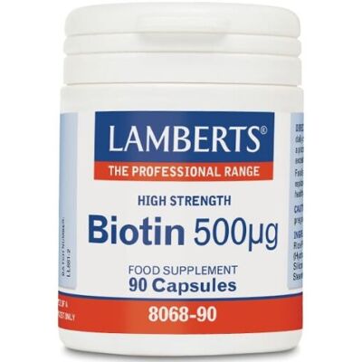Lamberts Biotin 500 mg Biotin pro Kapsel 90 Kapseln Lamberts Biotin 500 mg Biotin pro Kapsel 90 Kapseln