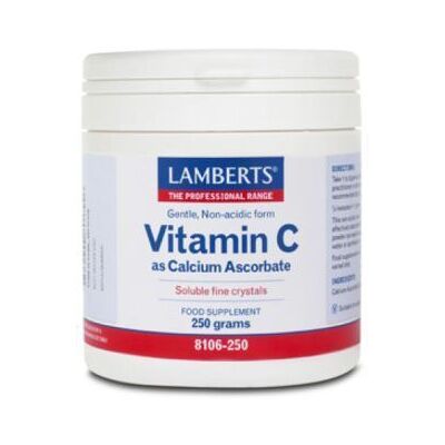Lamberts Calciumascorbat-Pulver 250 gr Lamberts Calciumascorbat-Pulver 250 gr