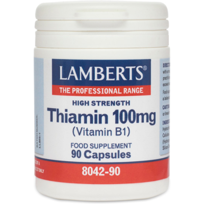 Lamberts Thiamin Vitamin B1 100 mg 90 Kapseln Lamberts Thiamin Vitamin B1 100 mg 90 Kapseln