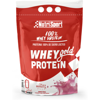 Nutrisport Whey Gold Protein Erdbeere - Proteinpulver Nutrisport Whey Gold Protein Erdbeere - Proteinpulver