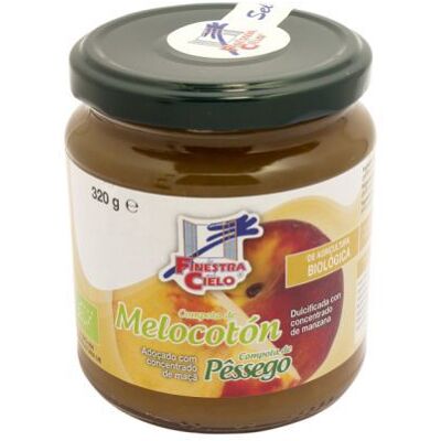 La Finestra sul Cielo Bio-Pfirsichkompott 320 Gramm Finestra 320 gr La Finestra sul Cielo Bio-Pfirsichkompott 320 Gramm Finestra 320 gr