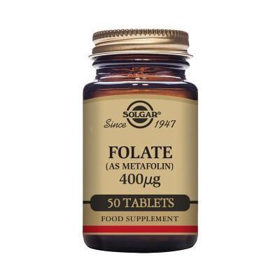 Solgar Folat 400 Mcg 50 Tabletten Solgar Folat 400 Mcg 50 Tabletten
