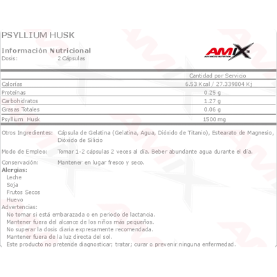 Amix Flohsamen pur 1500 mg 120 Kapseln Amix Flohsamen pur 1500 mg 120 Kapseln
