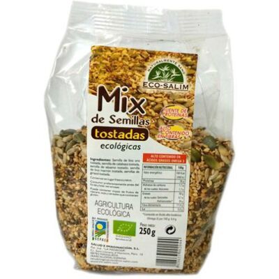 ECO SALIM Mischen Sie geröstete Bio-Samen 250 gr 250 gr ECO SALIM Mischen Sie geröstete Bio-Samen 250 gr 250 gr