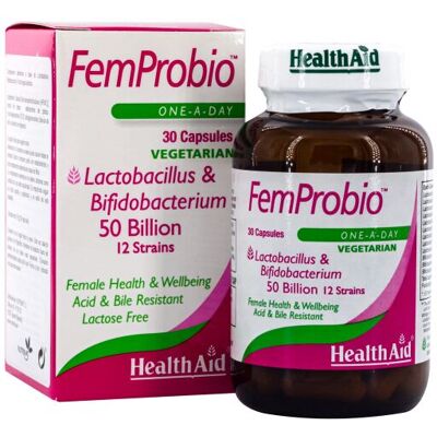 Health Aid FemProbio - 50 Mrd. probiotische Für Frauengesundheit Health Aid FemProbio - 50 Mrd. probiotische Für Frauengesundheit
