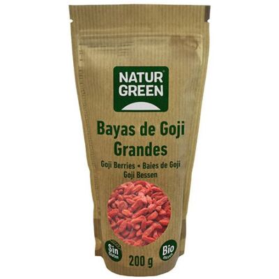 Naturgreen Große ökologische Goji-Beeren 200G 200 gr Naturgreen Große ökologische Goji-Beeren 200G 200 gr