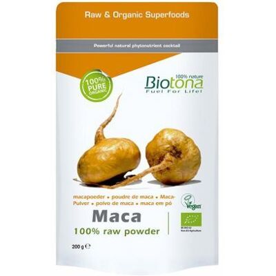 Biotona Maca Rohpulver - Nahrungsergänzung Biotona Maca Rohpulver - Nahrungsergänzung