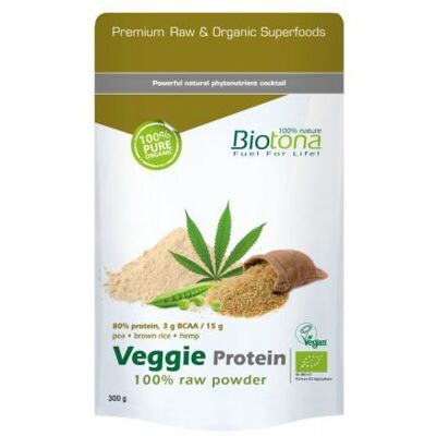 Biotona Veggie Protein Bio 300 g - Pflanzliches Proteinpulver Biotona Veggie Protein Bio 300 g - Pflanzliches Proteinpulver