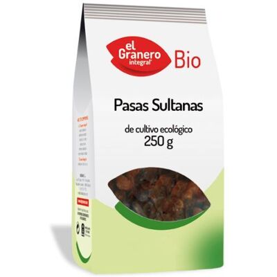 El Granero Integral Bio-Sultana-Rosinen 250 Gramm El Granero Integral Bio-Sultana-Rosinen 250 Gramm