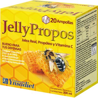 Ynsadiet Gelee Propolis 20 Ampullen Ynsadiet Gelee Propolis 20 Ampullen