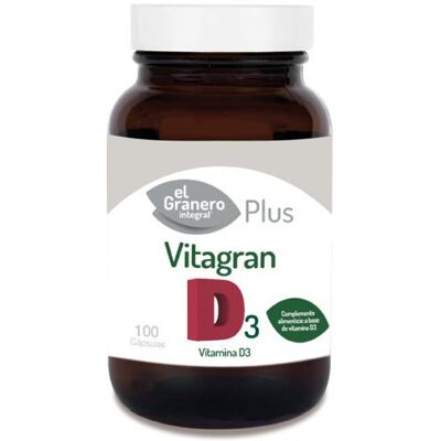 El Granero Integral Vitagran d3 100 Kapseln Bio El Granero Integral Vitagran d3 100 Kapseln Bio