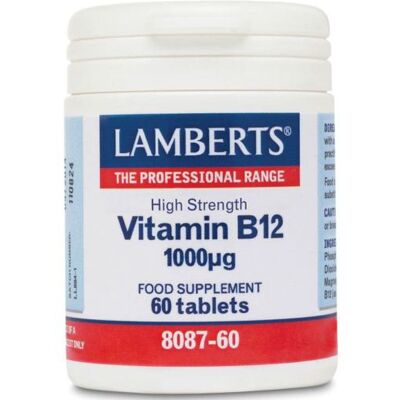 Lamberts Vitamin B12 1000 mcg 60 Tabletten Vitalität und Energie Lamberts Vitamin B12 1000 mcg 60 Tabletten Vitalität und Energie