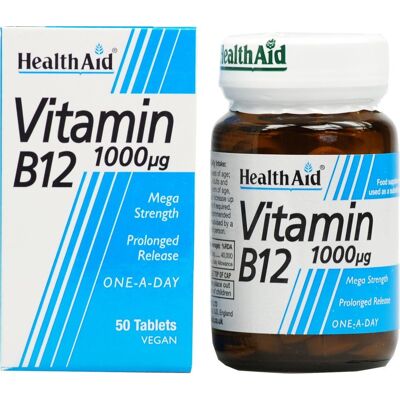 HealthAid Vitamin B12 Tagespräparat in Kapseln 50 HealthAid Vitamin B12 Tagespräparat in Kapseln 50