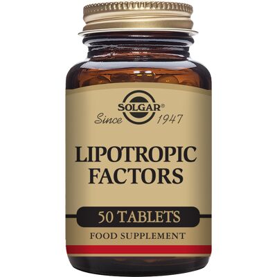 Solgar Lipotropic Factors Tabletten (Vegetarische Formel), 50 Solgar Lipotropic Factors Tabletten (Vegetarische Formel), 50