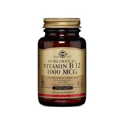 Solgar Vitamin B12 Kautabletten zur sublingualen Anwendung 1000 mcg Solgar Vitamin B12 Kautabletten zur sublingualen Anwendung 1000 mcg