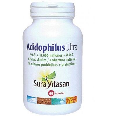 Sura Vitasan Acidophilus Ultra 120 Kapseln - Probiotisches Supplement Sura Vitasan Acidophilus Ultra 120 Kapseln - Probiotisches Supplement